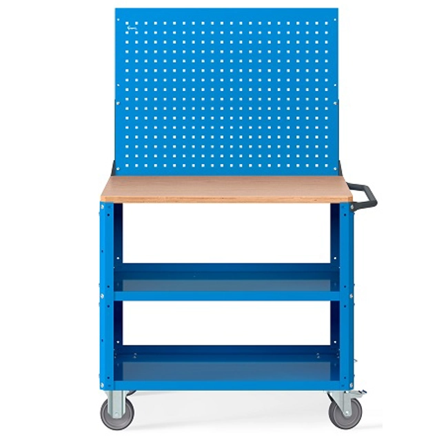 Vendita online Carrello Clever 1022 Large mm.1024x615x1540H - Blu RAL5012